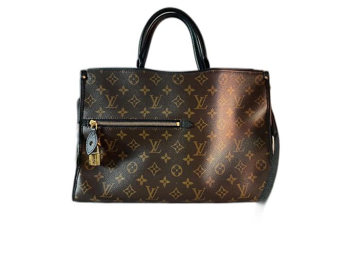 Louis Vuitton Popincourt MM Autruche Marron Clair