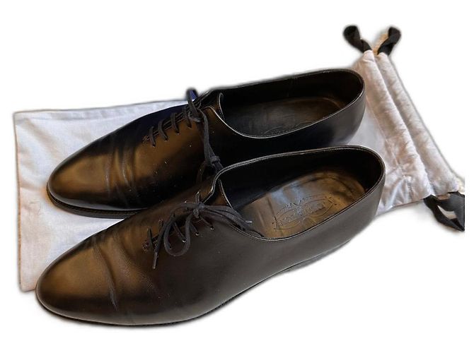 J.M. WESTON One Cut Remy Richelieu in pelle nera Nero