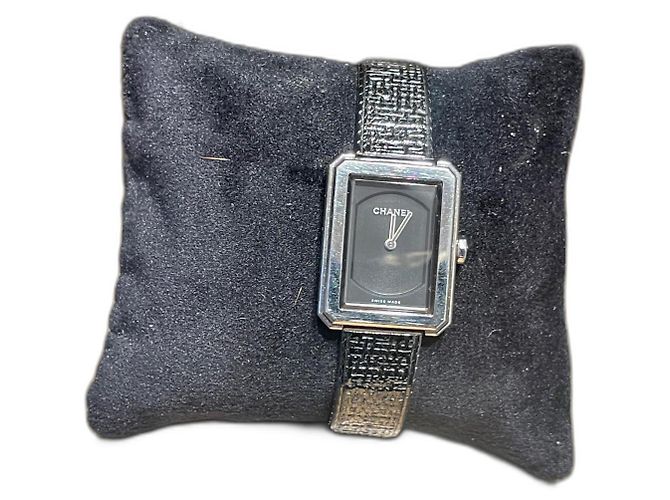 Boyfriend Chanel Freund Silber Grau Stahl