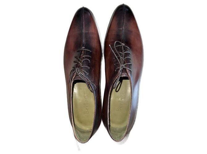 Berluti Richelieu Venezia Scarpe Stringate Marroni Marrone