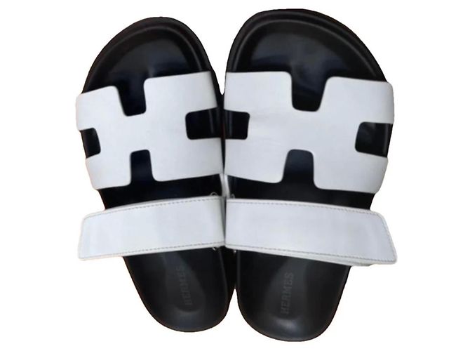 Hermès Mules White