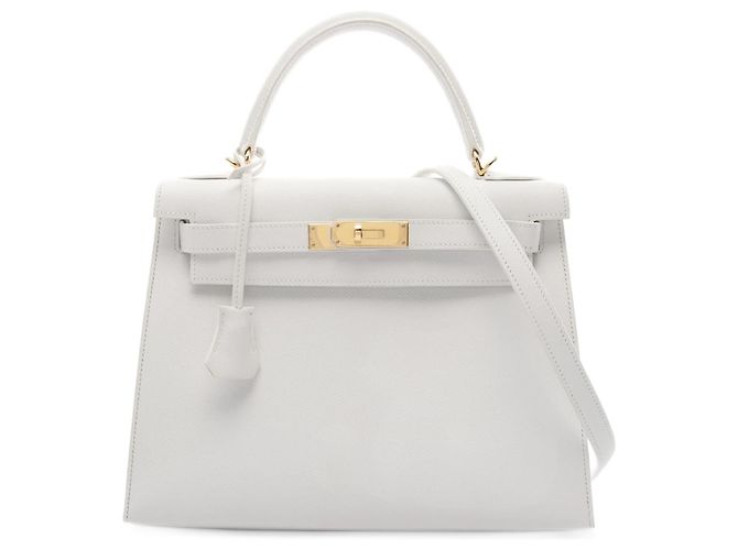 Hermès Hermes Kelly 28 Handbag White