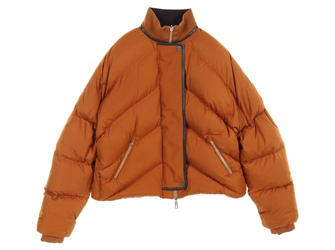 Hermès Hermes Bolduc Check Polyester Down Jacket
