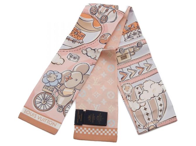 Cachecol de seda Vivienne M79479 da Louis Vuitton