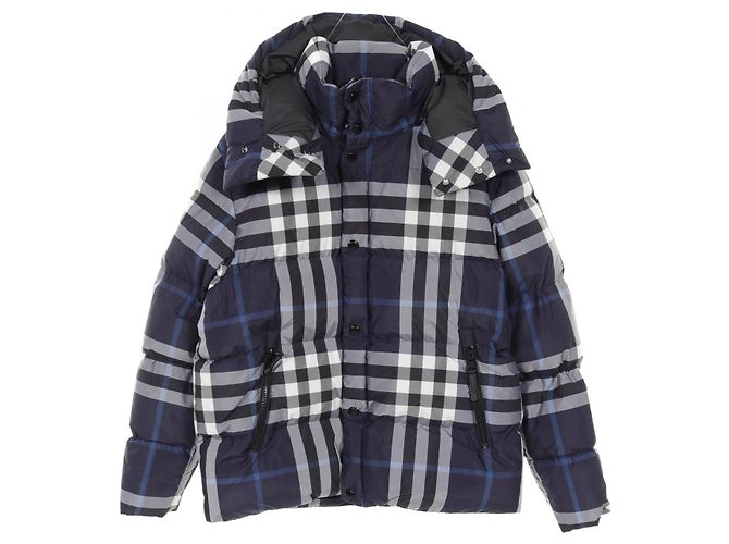 Burberry Polyester Down Jacket Navy 8059212