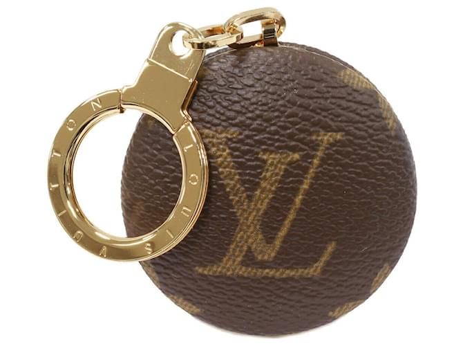 Louis Vuitton Keychain with Light Monogram M51910 Golden Metallic Metal  ref.1901883