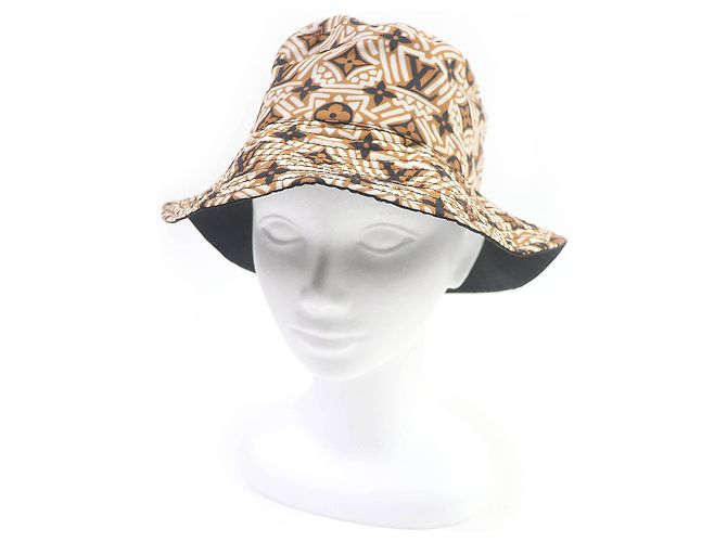 Louis Vuitton Reversible Bucket Hat M76534 Brown