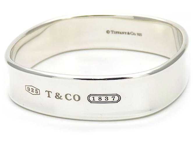 Pulseira quadrada de prata 1837 da Tiffany & Co Metálico Metal  ref.1902122