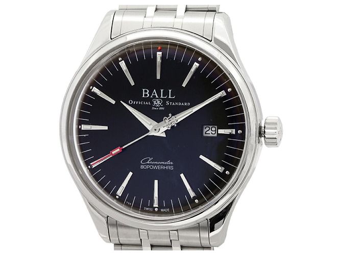 Autre Marque Orologio Ball con quadrante nero Trainmaster NM3280D-S1CJ-BK