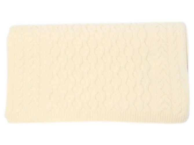 Weekend Max Mara Ecru Kabelstrickschal Roh 