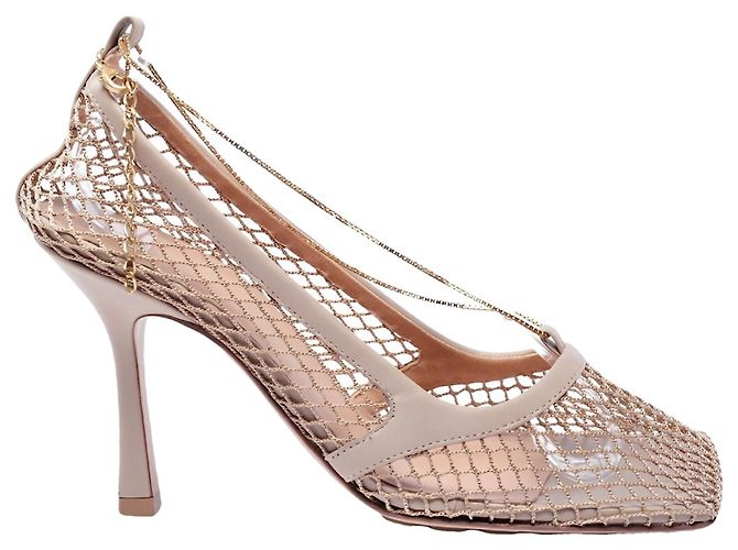 Sandali Bottega Veneta in pelle beige