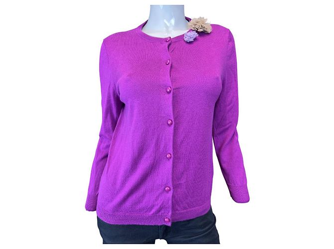 J.Crew Pullover Lila Baumwolle M 
