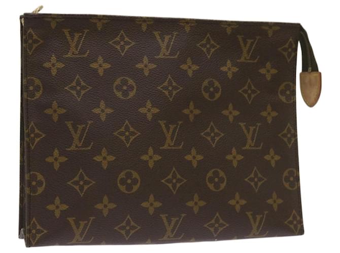 LOUIS VUITTON Monogram Poche Toilette 26 Pouch M47542 LV Auth am5894 Cloth  ref.1903935