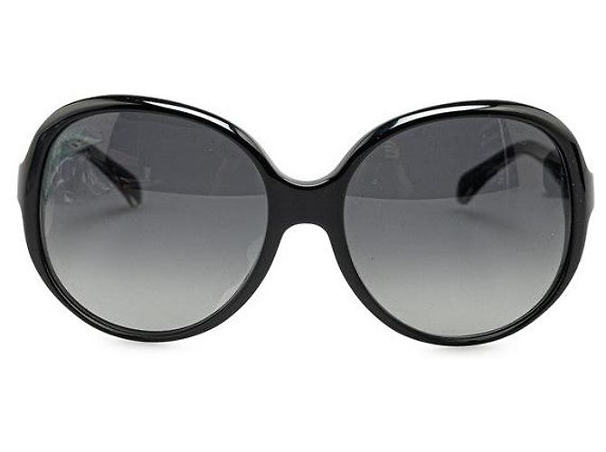 Gafas de sol Chanel Coco Mark de plástico negro