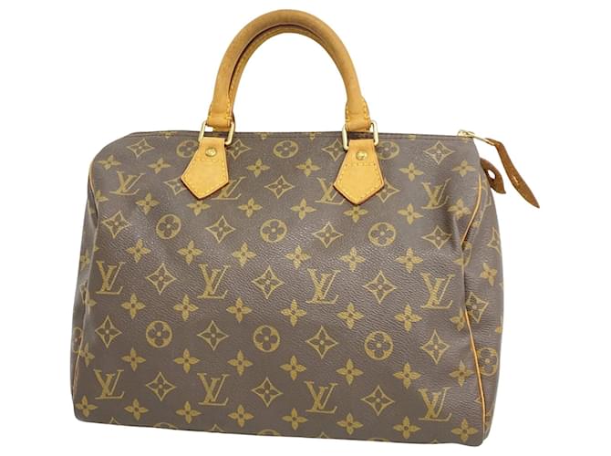 Louis Vuitton Speedy 30 Brown Cloth  ref.1904050
