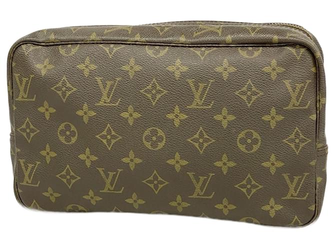 Louis Vuitton Trousse Toilette 28 Brown Cloth  ref.1904072