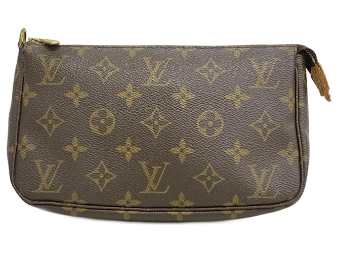 Louis Vuitton Pochette Accessoire Brown Cloth  ref.1904283