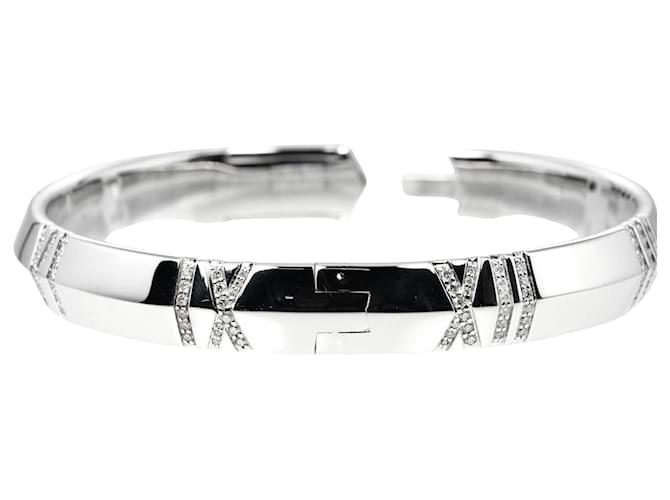 Tiffany & Co Atlas X Prata Ouro branco  ref.1904495