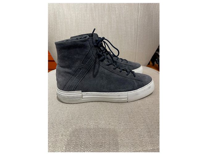 Baskets HOGAN T.EU 38 Suède Bleu