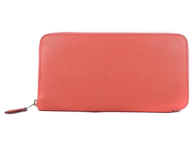 Hermès Cartera Larga Azap de Seda Hermes Rosa