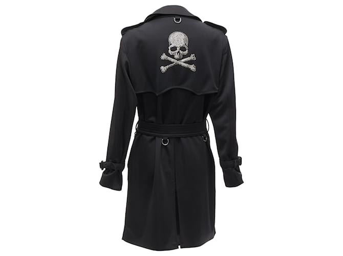 Autre Marque Mastermind Japan Aquascutum Limited Edition crystal skull trench Black Polyester  ref.1904849
