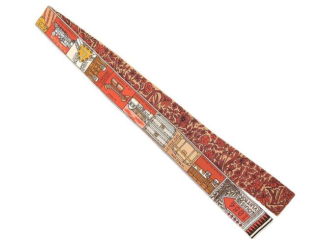 Lenço de seda bandeau Louis Vuitton M70856 Marrom