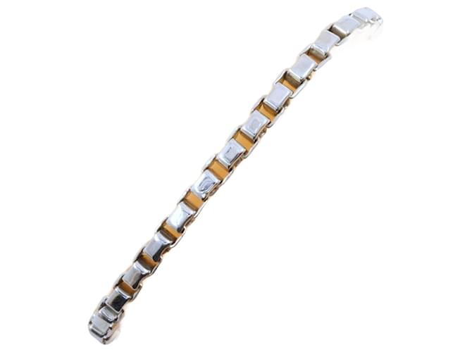 Tiffany & Co Pulseira de prata veneziana 925 Tiffany Metálico Metal  ref.1905309