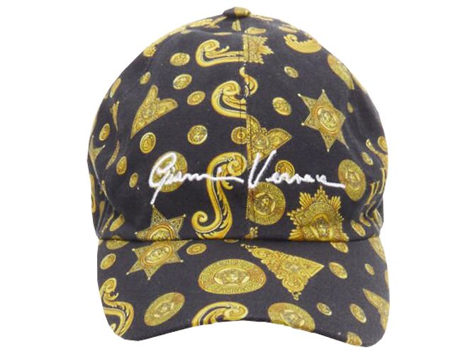 Boné de pai com estampa Medusa Barocco Rodeo da Versace