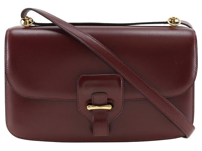 Hermès Bolsa de Ombro Hermes Dolly em box calf 2way Vermelho