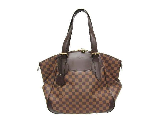 Bolsa de Ombro Louis Vuitton Damier Verona GM Damier ebene
