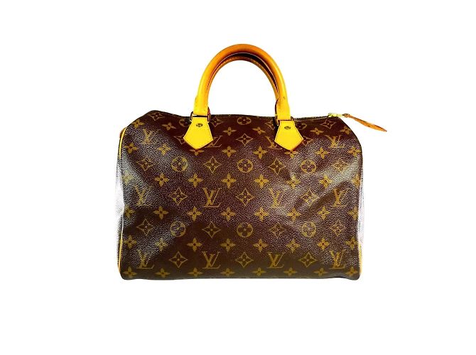 Bolsa Louis Vuitton Speedy 30 em lona Monograma LV Marrom