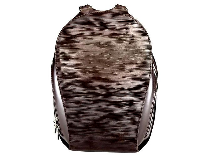 Louis Vuitton Mabillon Rucksack aus Epi-Leder in Mocha-Braun