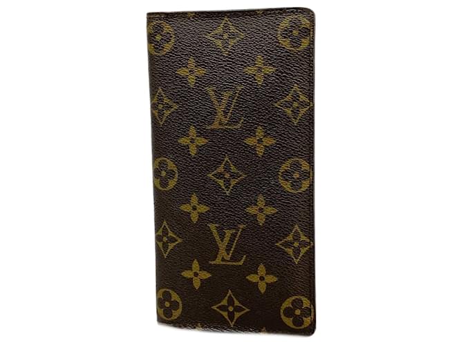 Louis Vuitton Brazza Wallet Brown Cloth  ref.1906631