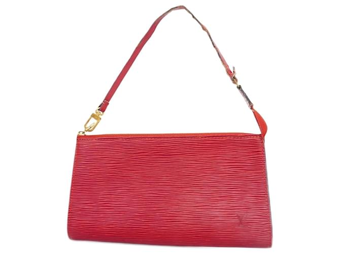 Louis Vuitton Pochette Accessoire Red Leather  ref.1906794