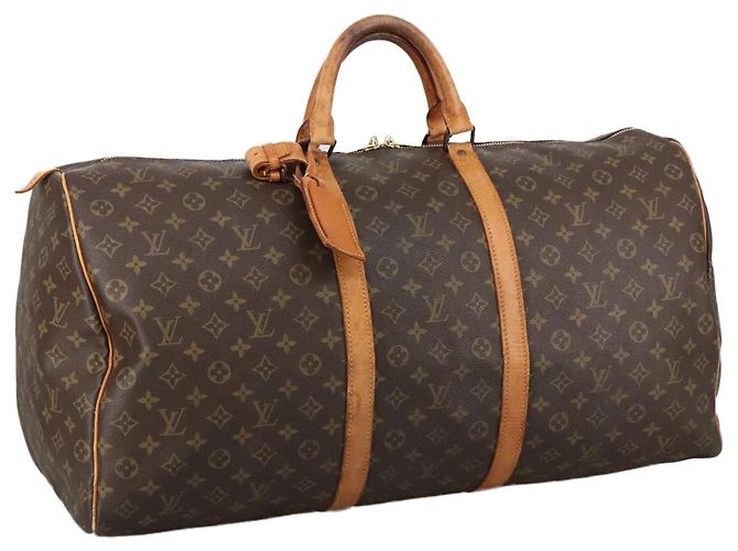LOUIS VUITTON Monogram Keepall 60 Bolsa Boston M41422 LV Auth 103852 Monograma