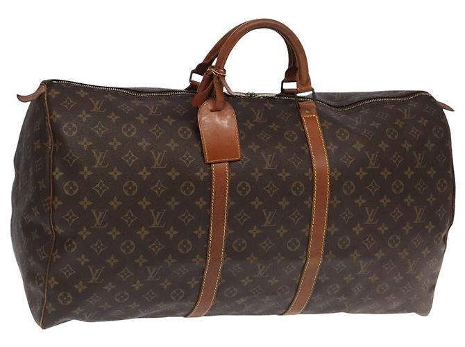 LOUIS VUITTON Monogram Keepall 60 Sac de Boston M41422 LV Auth 104630 Monogramme