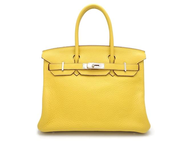Hermès Birkin 30 Yellow Leather  ref.1907409