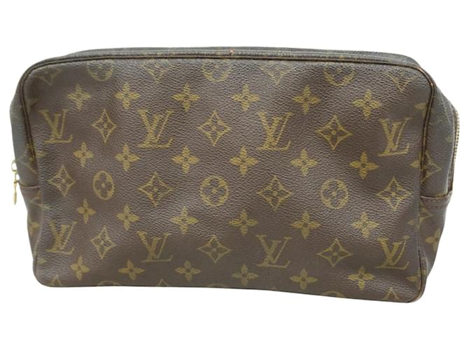 Louis Vuitton Trousse Toilette 28 Brown Cloth  ref.1907436