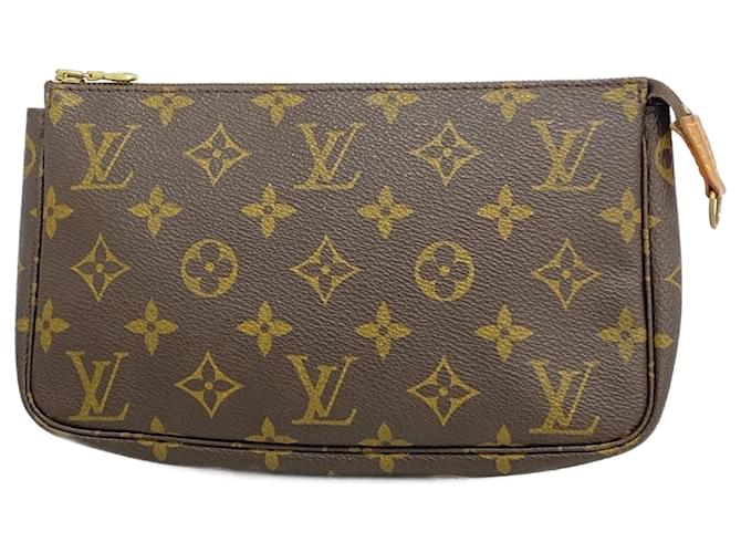 Louis Vuitton Pochette Accessoire Brown Cloth  ref.1907444