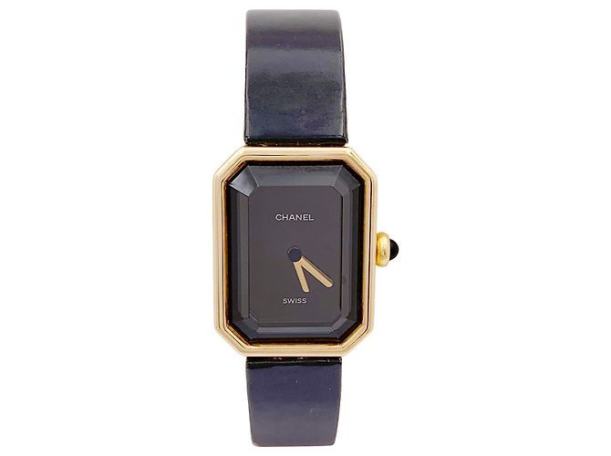 Montre Chanel "Première" or jaune.