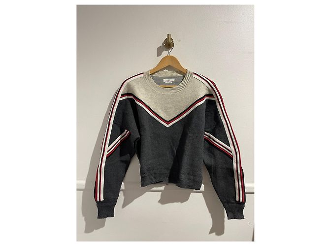 ISABEL MARANT ETOILE Strickwaren T.International M Baumwolle Grau