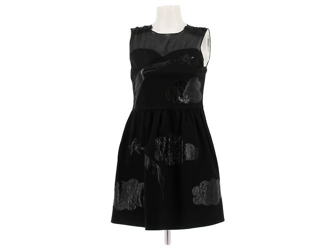 JC DE CASTELBAJAC Vestidos T.FR 36 Algodón Negro