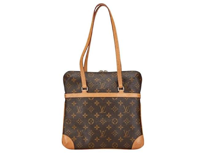 Louis Vuitton Coussin GM Monogram Shoulder Bag Brown Cloth  ref.1908107