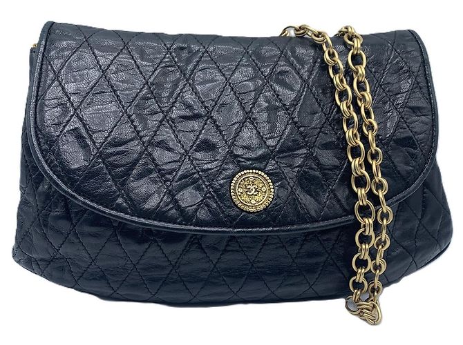 Bolsa de ombro em couro de cordeiro Chanel
