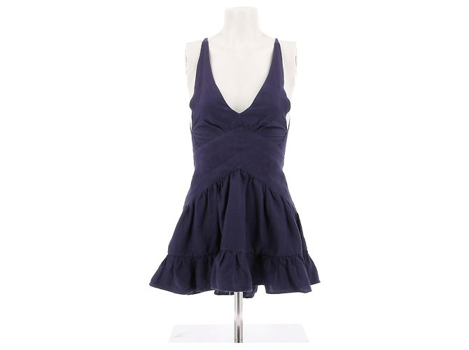 ZIMMERMANN Kleider T.0-5 0 Leinen Marineblau