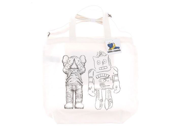 Sacs UNIQLO T. Coton Blanc