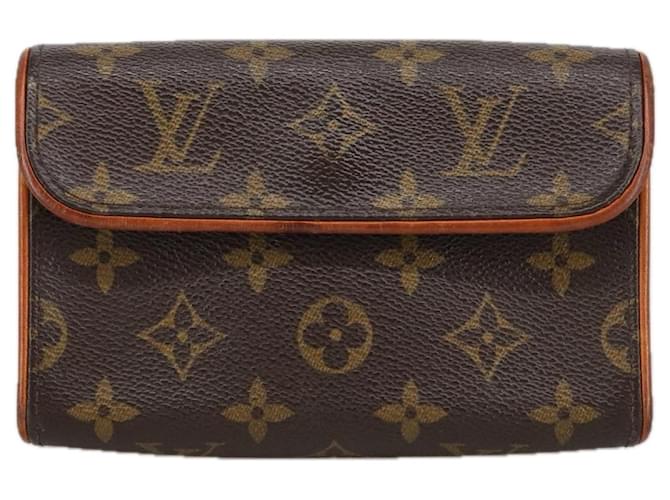 Louis Vuitton Florentine Marrom Lona  ref.1908976