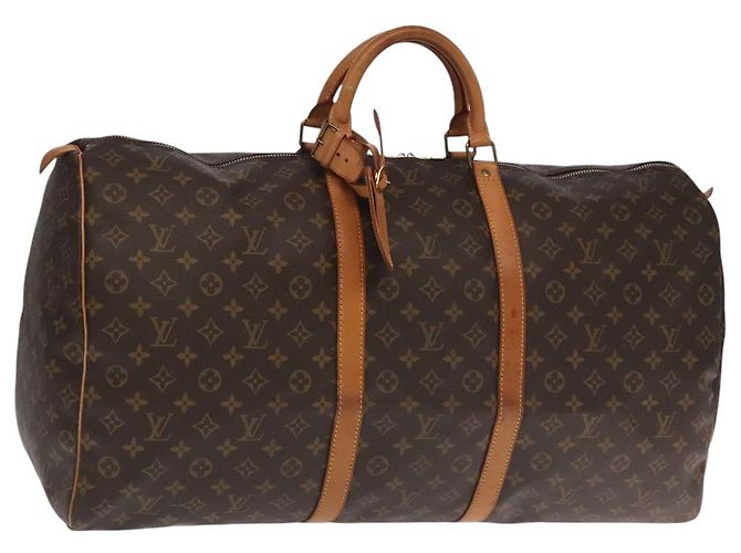 LOUIS VUITTON Monogram Keepall 60 Bolsa Boston M41422 LV Auth 101679 Monograma