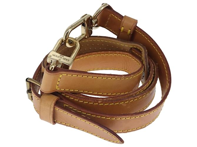Louis Vuitton Shoulder Bag Strap Beige Leather  ref.1910417