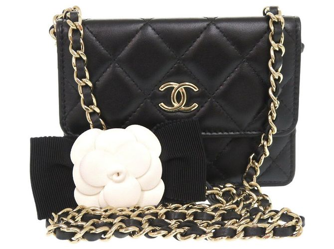 Chanel Wallet On Chain Black